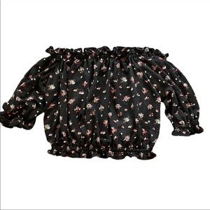 Express Floral Off Shoulder Top